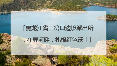 黑龙江省三岔口边境派出所：在界河畔，扎根红色沃土