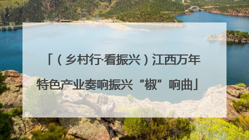 （乡村行·看振兴）江西万年特色产业奏响振兴“椒”响曲