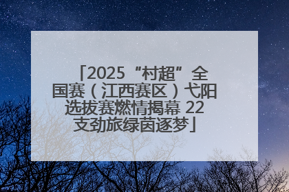 2025“村超”全国赛（江西赛区）弋阳选拔赛燃情揭幕 22支劲旅绿茵逐梦