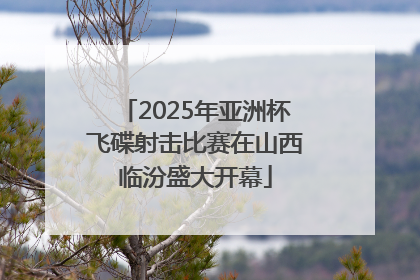 2025年亚洲杯飞碟射击比赛在山西临汾盛大开幕